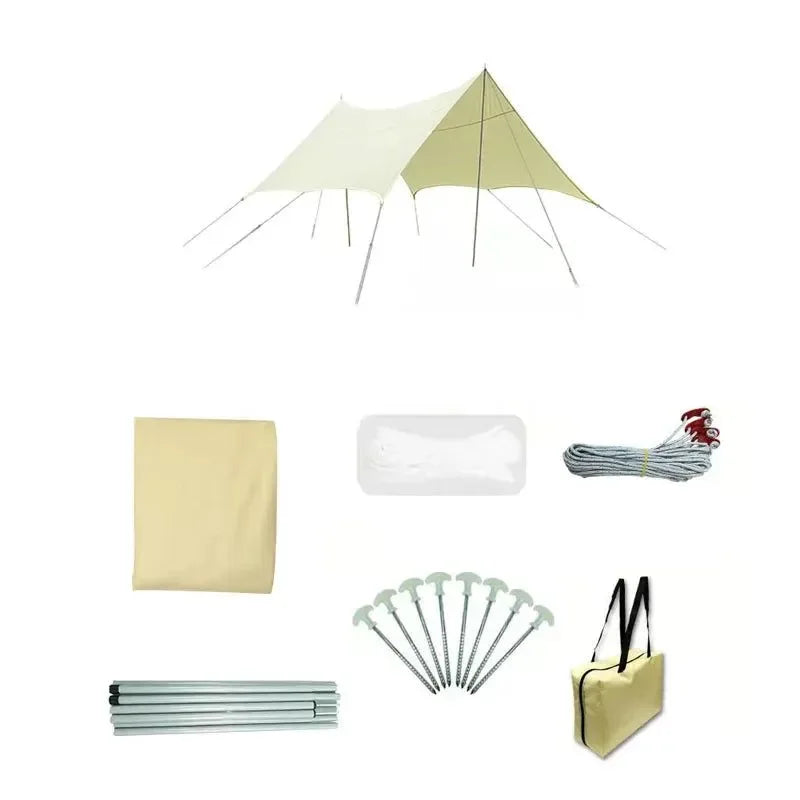 Pop-Up Portable Waterproof Camping Tent with Sun & Rain Protection - Trekker Essentials