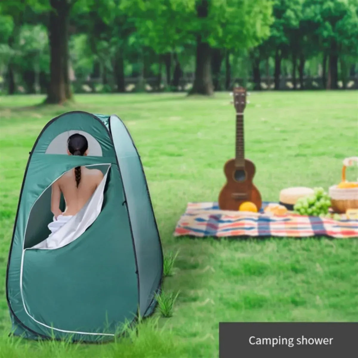 Pop-Up Privacy Tent - Instant Outdoor Changing Room 47"x47"x75" (120x190cm) - Trekker Essentials