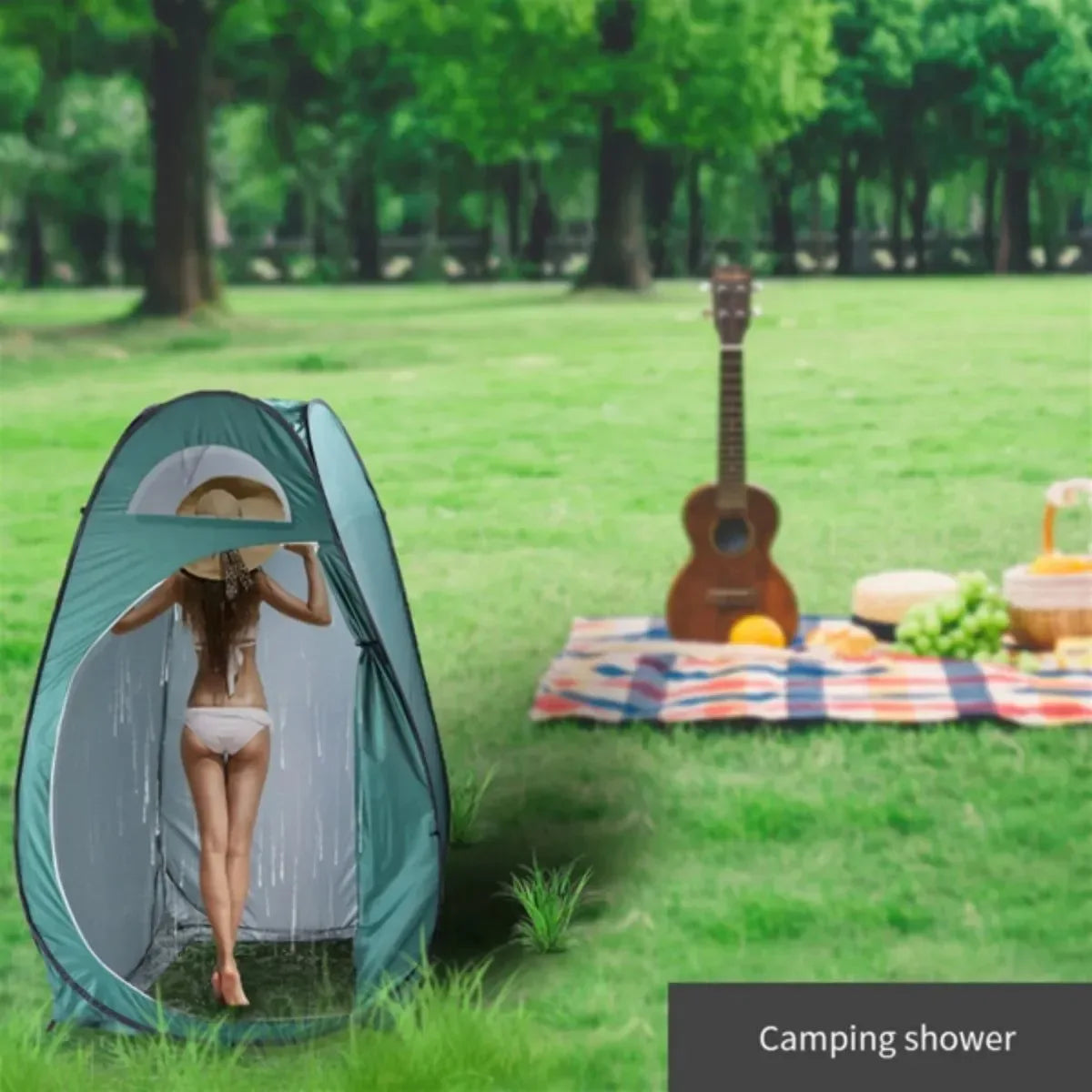 Pop-Up Privacy Tent - Instant Outdoor Changing Room 47"x47"x75" (120x190cm) - Trekker Essentials