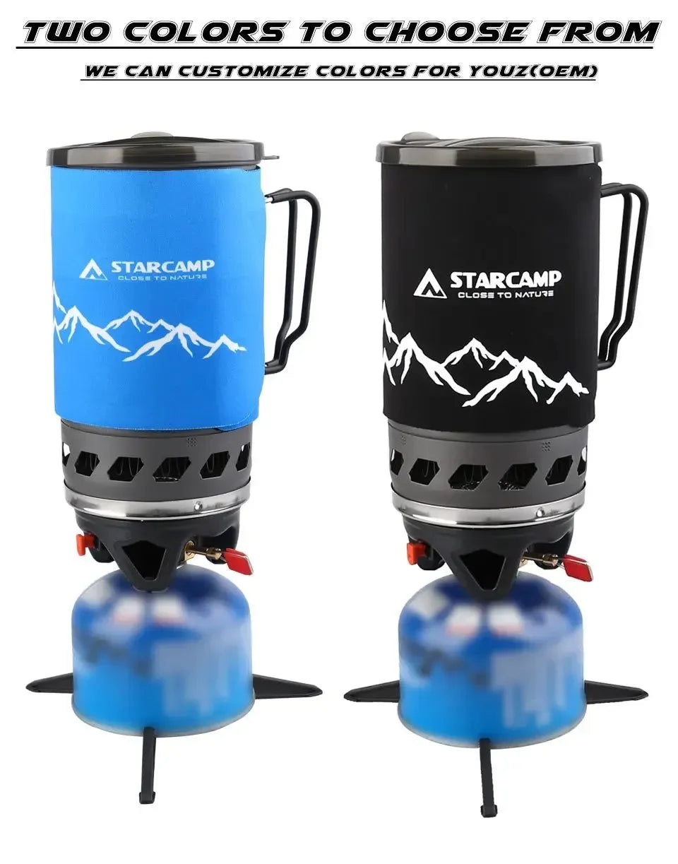 Portable 1400ml Fast-Boil Jet Cooker for Camping & Hiking - Trekker Essentials