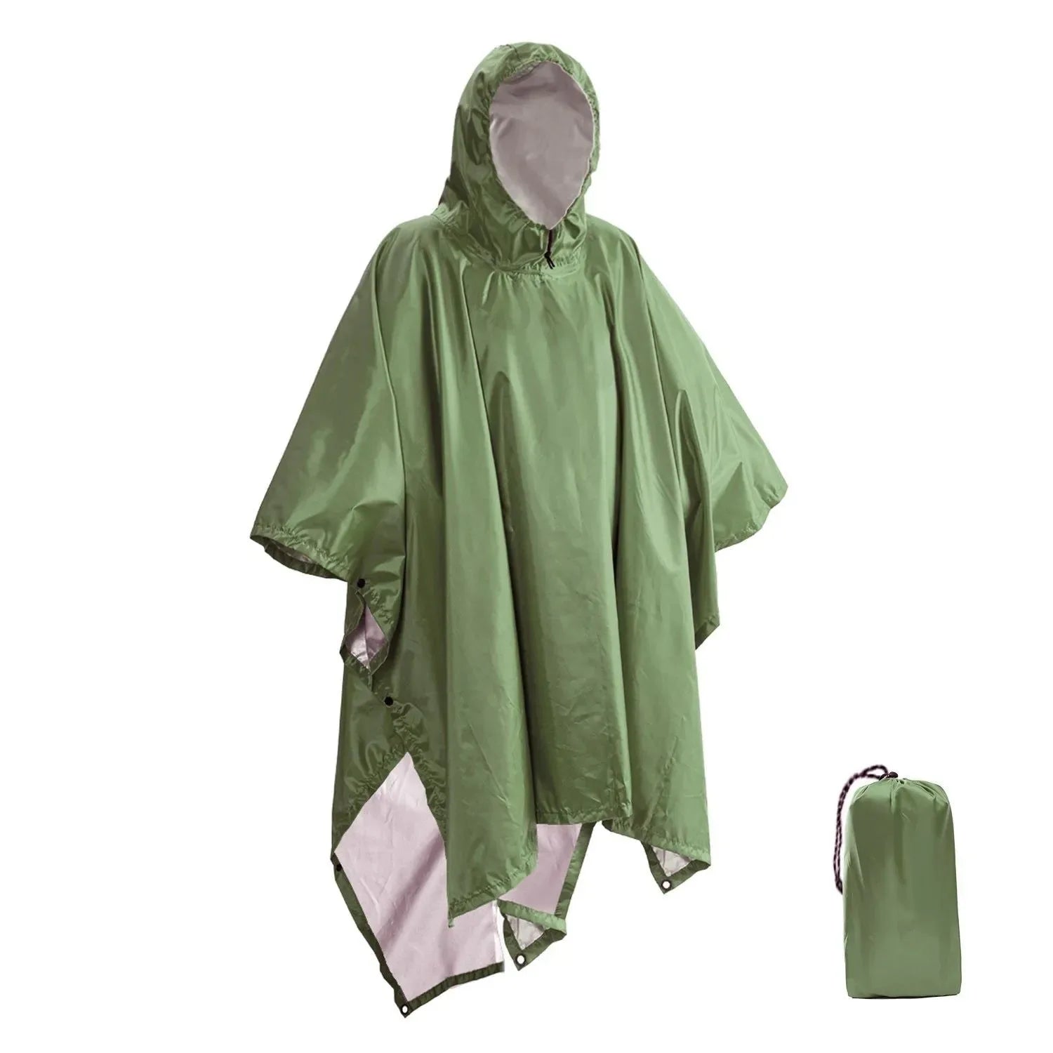 Portable 3-in-1 Multifunctional Raincoat Poncho Mat - Durable Rain Gear for Hiking and Camping - Trekker Essentials