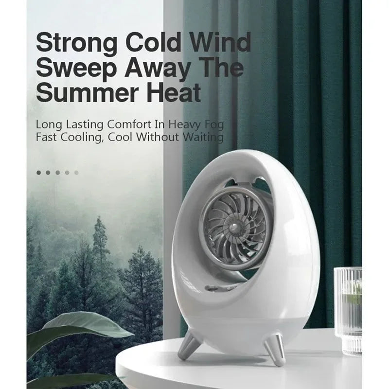 Portable Air Conditioner Air Cooler Fan - 2000mAh USB Fan for Office, Home, Camping, Travel - Trekker Essentials