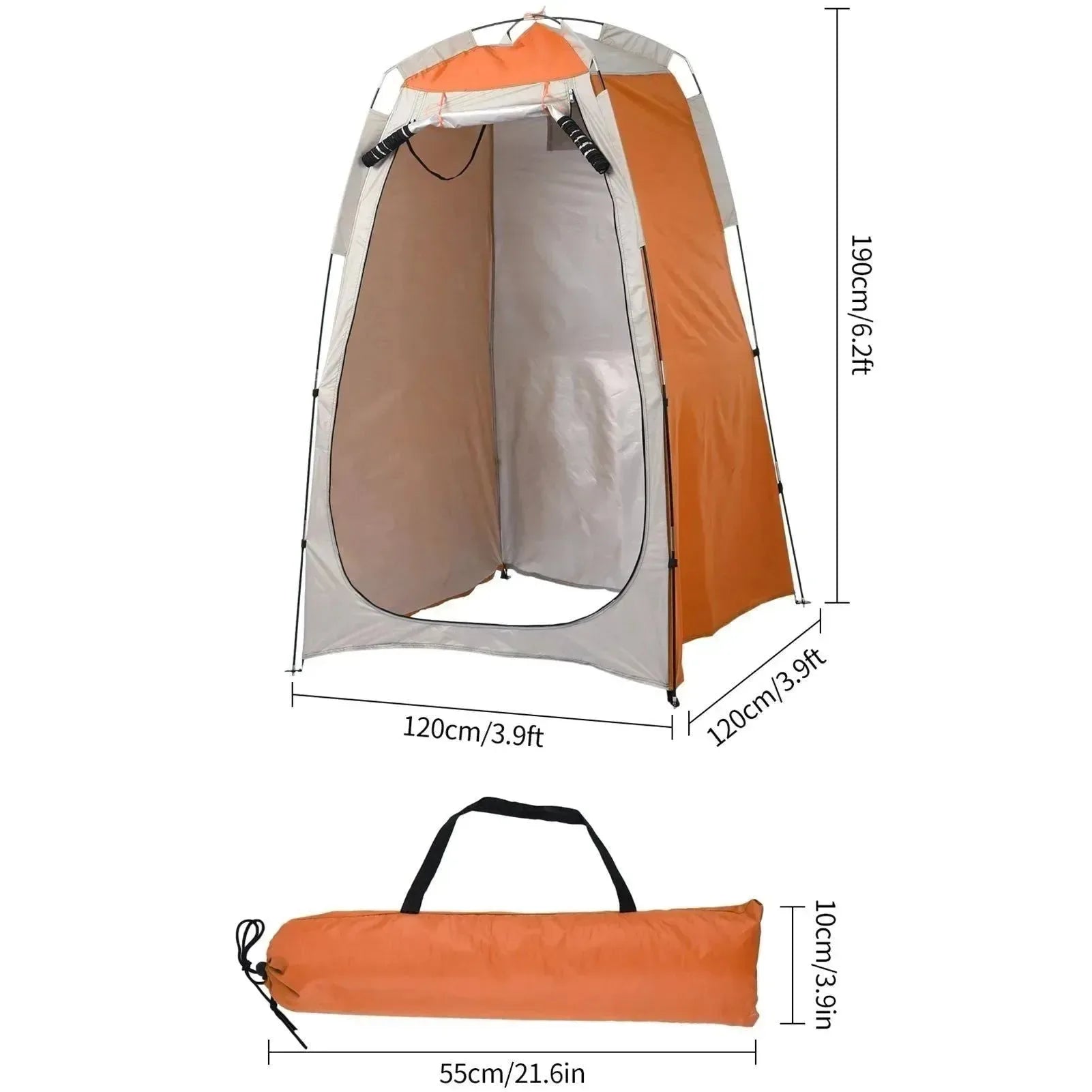 Portable Beach Shower Tent - Privacy Shelter for Camping - Trekker Essentials