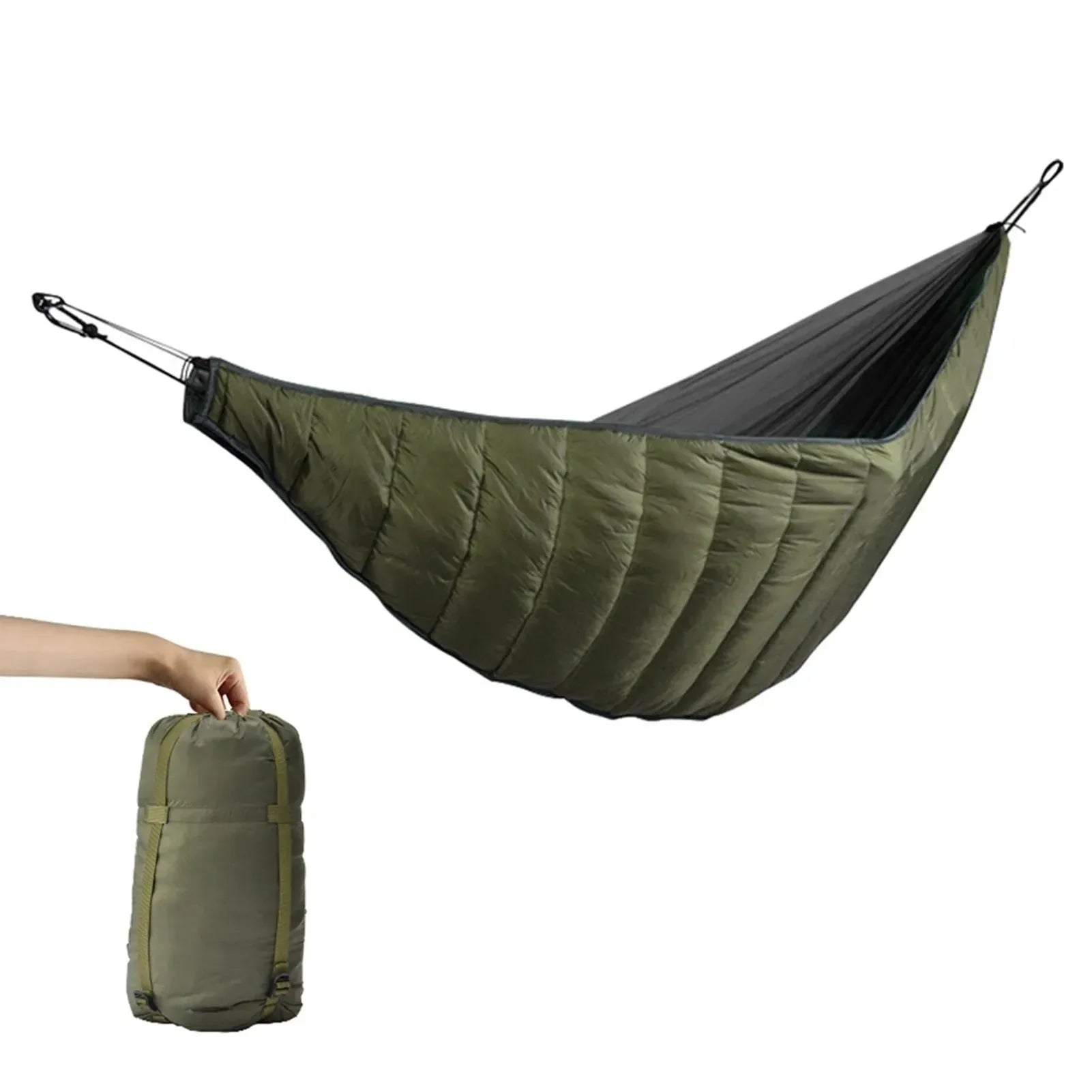 Portable Camping Cotton Hammock and Sleeping Bag - Multi functional for Outdoor Activities - Trekker Essentials