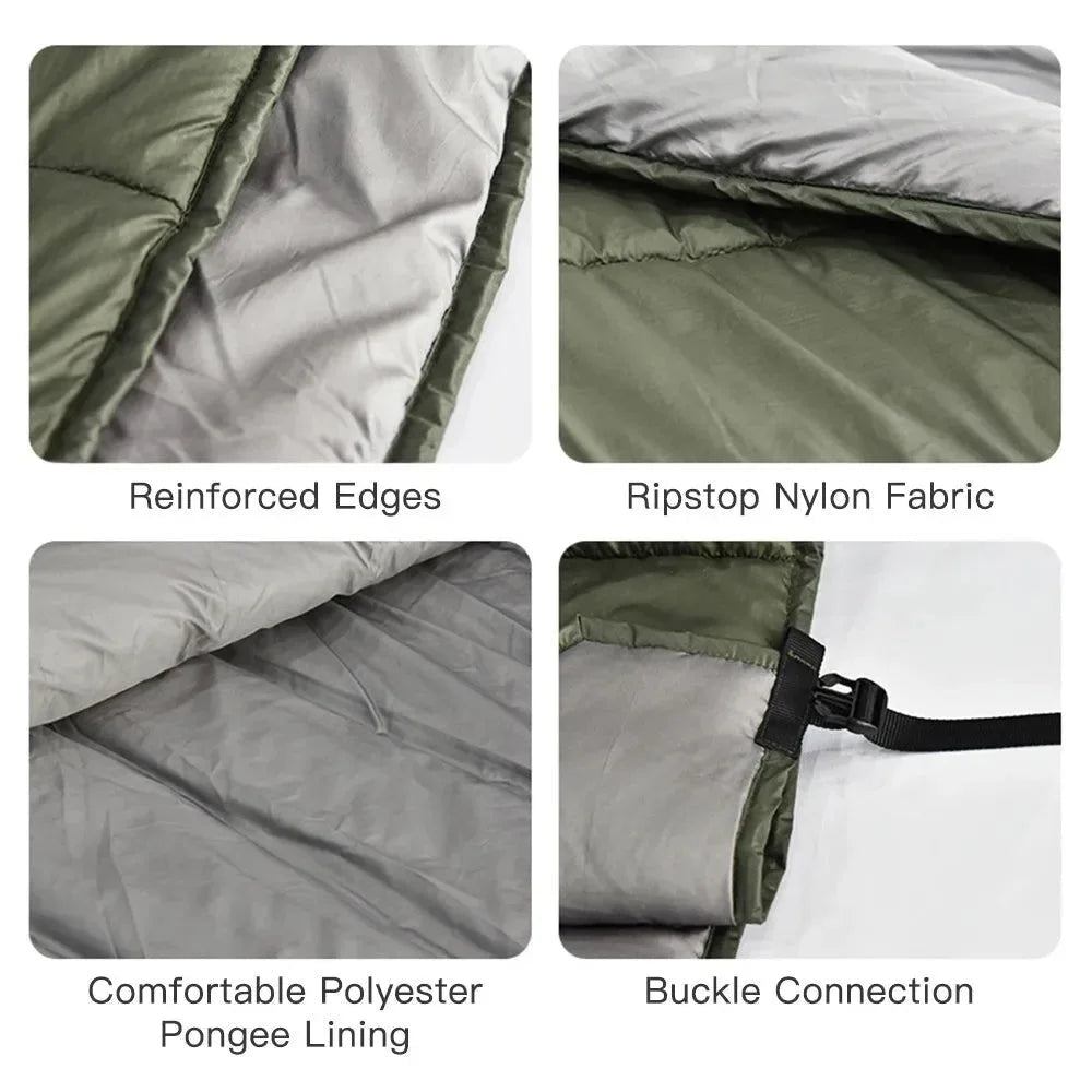 Portable Camping Cotton Hammock and Sleeping Bag - Multi functional for Outdoor Activities - Trekker Essentials