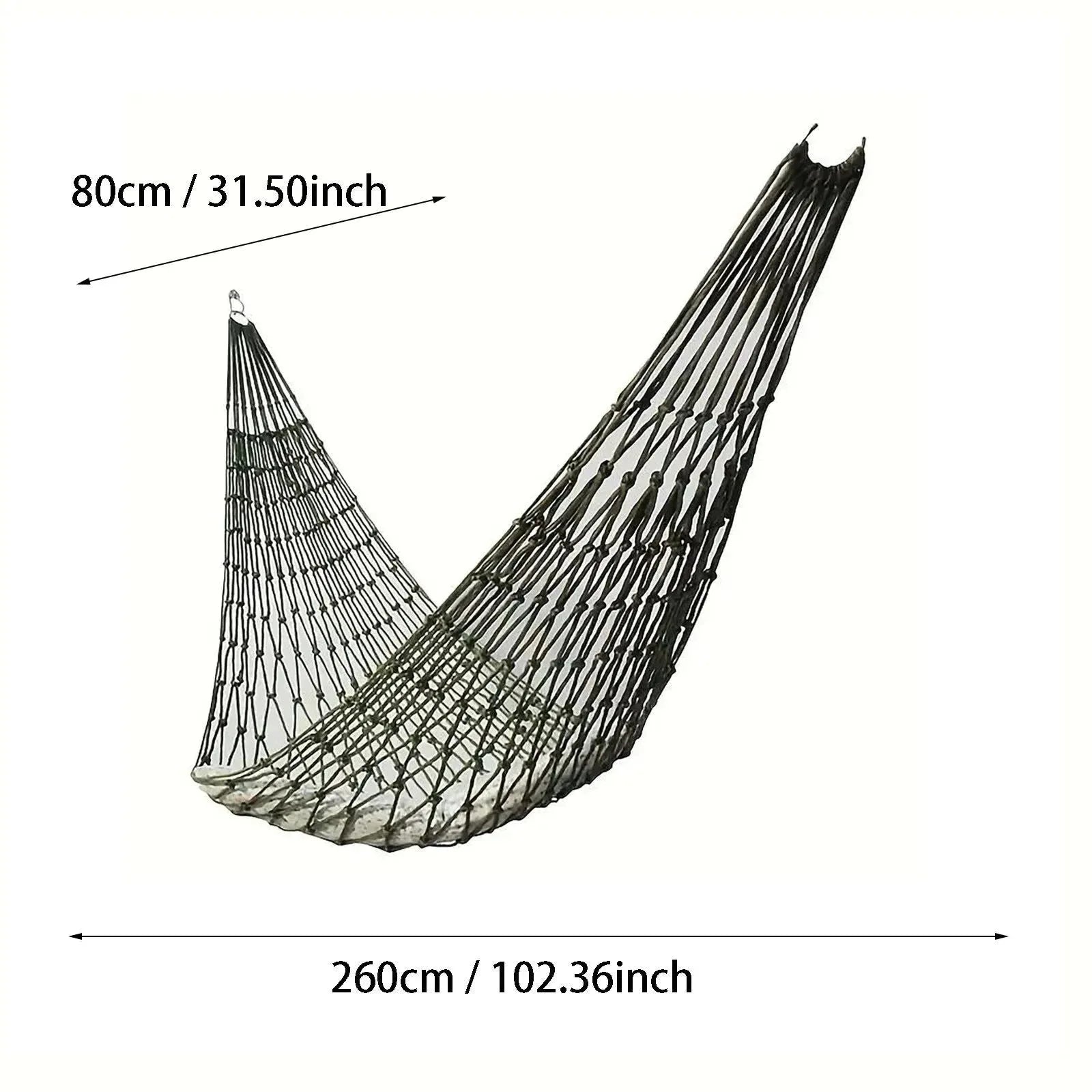 Portable Camping Hammock with Mesh Net – Lightweight, Travel-Friendly for Beach, Garden & Outdoor Adventures - Trekker Essentials