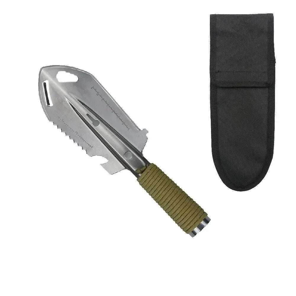 Portable Camping Hiking Traveling Picnic Shovel - Multifunctional Ordnance Shovel Survival Outdoor Equipment Garden Tool Shovel - Trekker Essentials