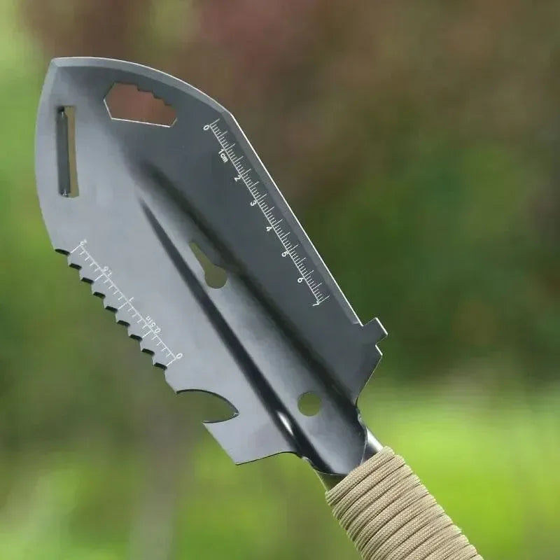 Portable Camping Hiking Traveling Picnic Shovel - Multifunctional Ordnance Shovel Survival Outdoor Equipment Garden Tool Shovel - Trekker Essentials