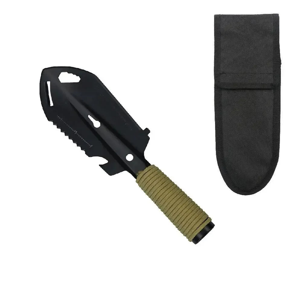Portable Camping Hiking Traveling Picnic Shovel - Multifunctional Ordnance Shovel Survival Outdoor Equipment Garden Tool Shovel - Trekker Essentials
