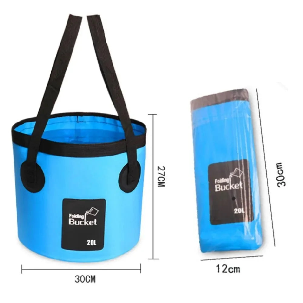 Portable Camping Shower - Car Cigarette Lighter Outdoor Shower for Hiking, Travel, Plant Watering, Car Cleaning, and Pet Bathing - Trekker Essentials