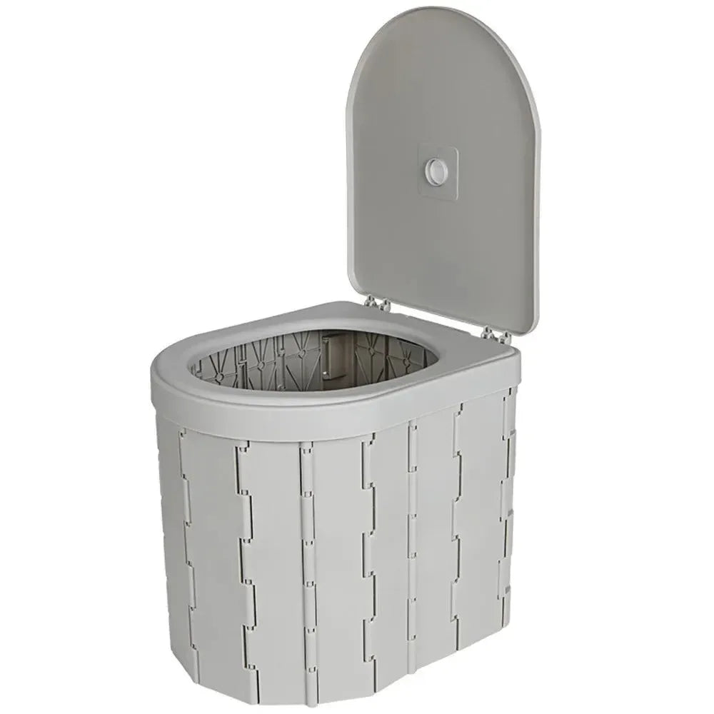 Portable Camping Toilet - Convenient Car-mounted Folding Toilet for Travel, Adult, Children, Elderly, Odor-proof, Non-slip - Trekker Essentials
