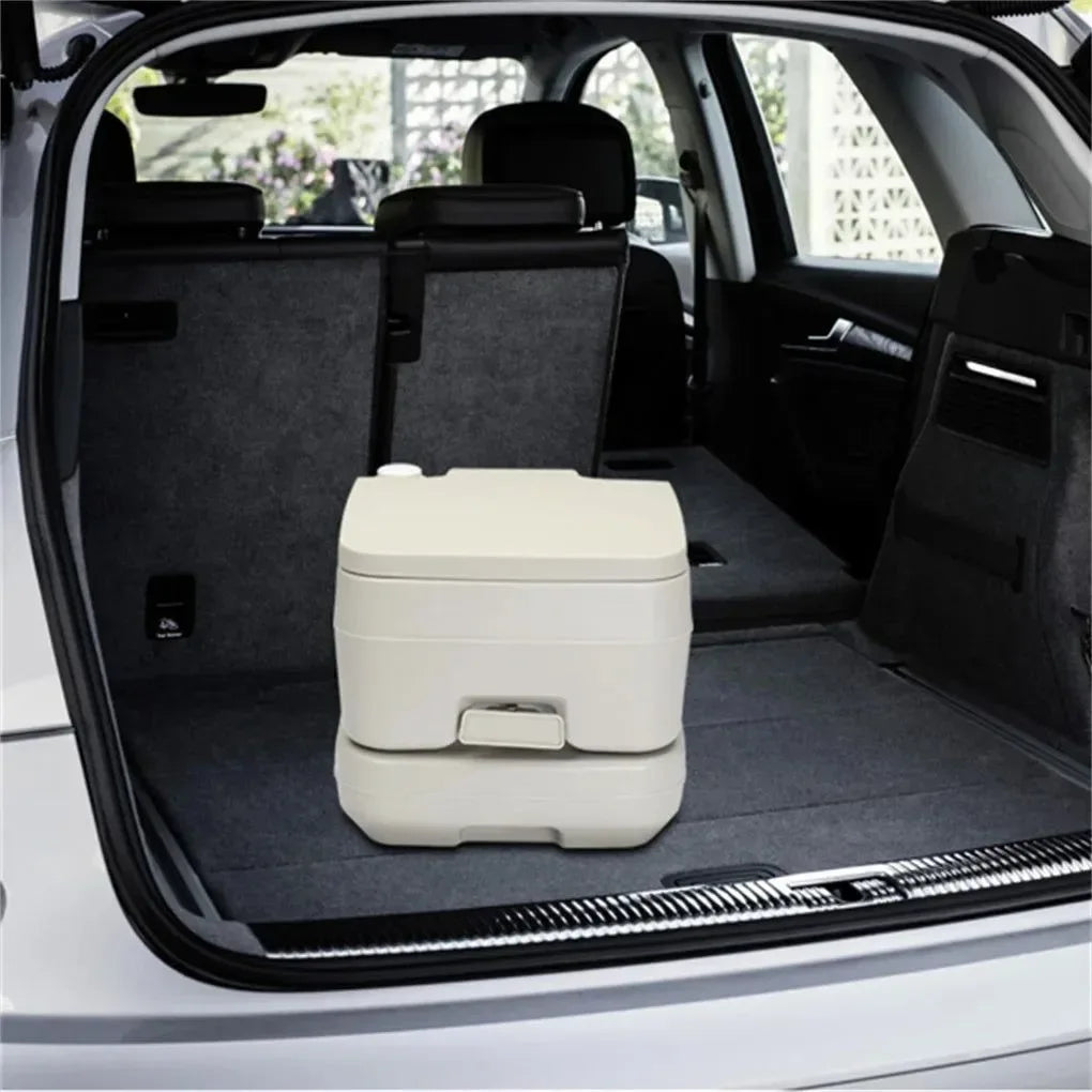 Portable Camping Toilet – Compact Flush Toilet for Travel, Boating & Outdoor Use - Trekker Essentials