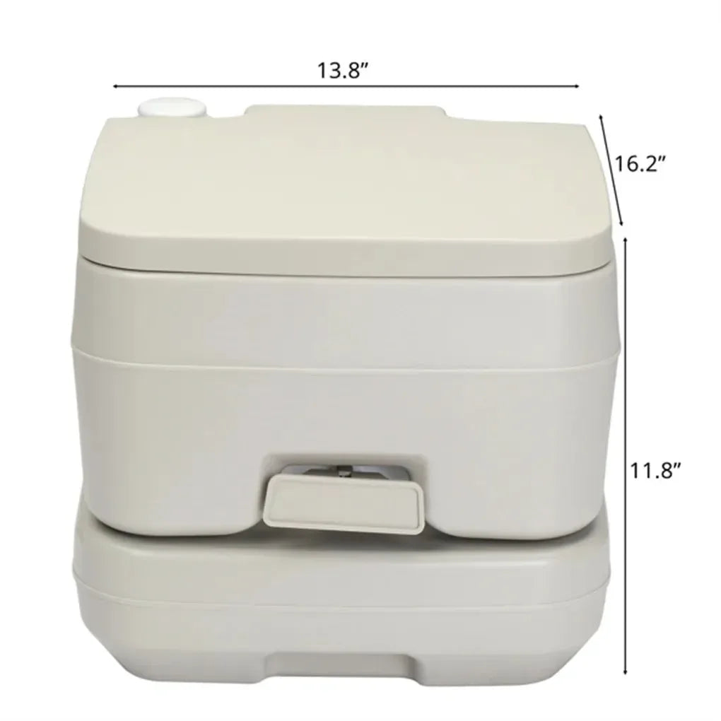 Portable Camping Toilet – Compact Flush Toilet for Travel, Boating & Outdoor Use - Trekker Essentials