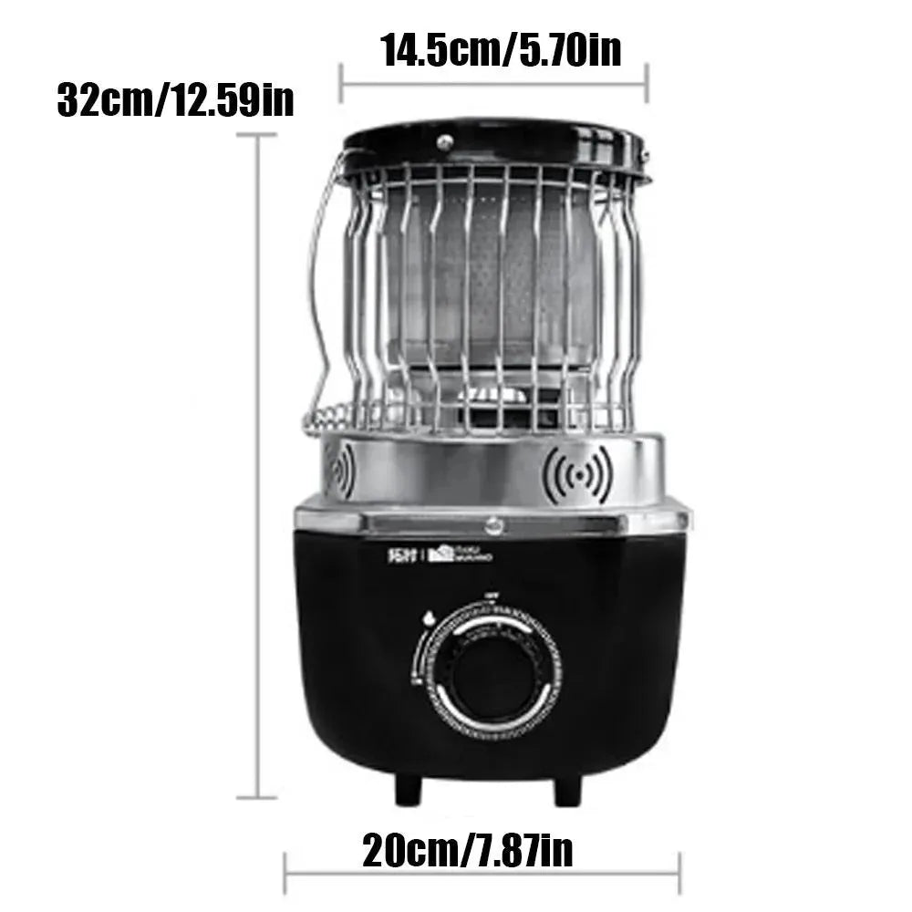 Portable Cassette Gas Heater | 2700W Outdoor Warmer for Camping, Patio & Emergency Heat - Trekker Essentials