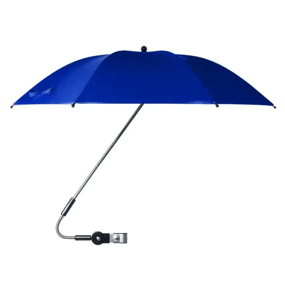 Portable Chair Umbrella with Clamp – UV Protection Waterproof Parasol for Outdoor Camping, Fishing, Patio, and Beach - Trekker Essentials