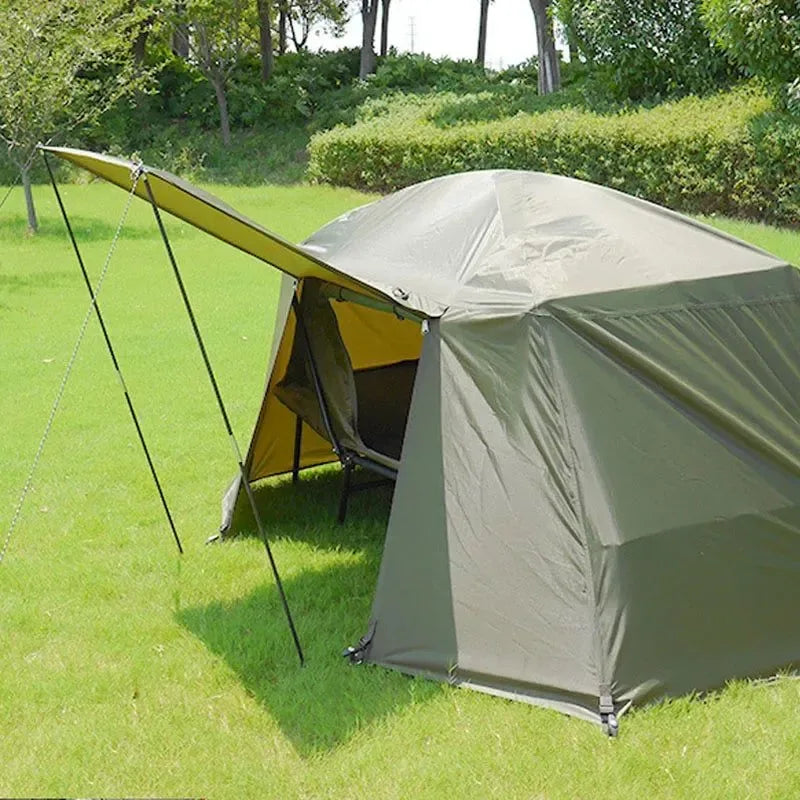 Portable Cot Tent with Bed, Off Ground, Outdoor Camping, Fishing Tents, 1 Person, Foldable, Adjustable Height - Trekker Essentials