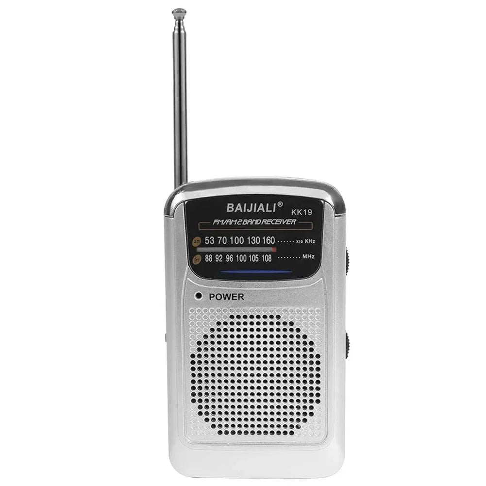 Portable Dual Band Digital Radio - SW/AM/FM with Built-In Speaker and Telescopic Antenna for Indoor and Outdoor Emergency Use - Trekker Essentials