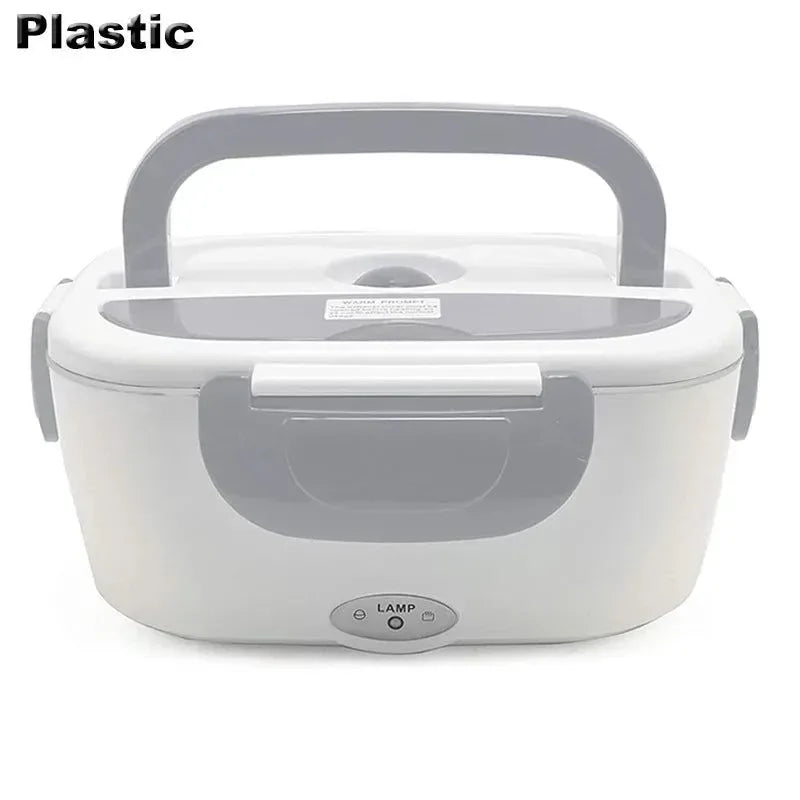 Portable Electric Lunch Box with Food Warmer – 12V/24V/110V/220V for Home, Office, Travel & Car - Trekker Essentials
