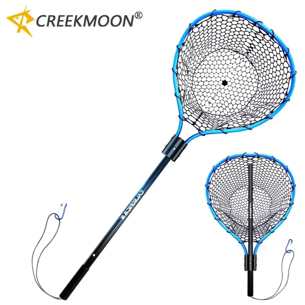 Portable Folding Hand Net for Fishing - Lightweight Dip Net for Lure and Big Fish - Trekker Essentials