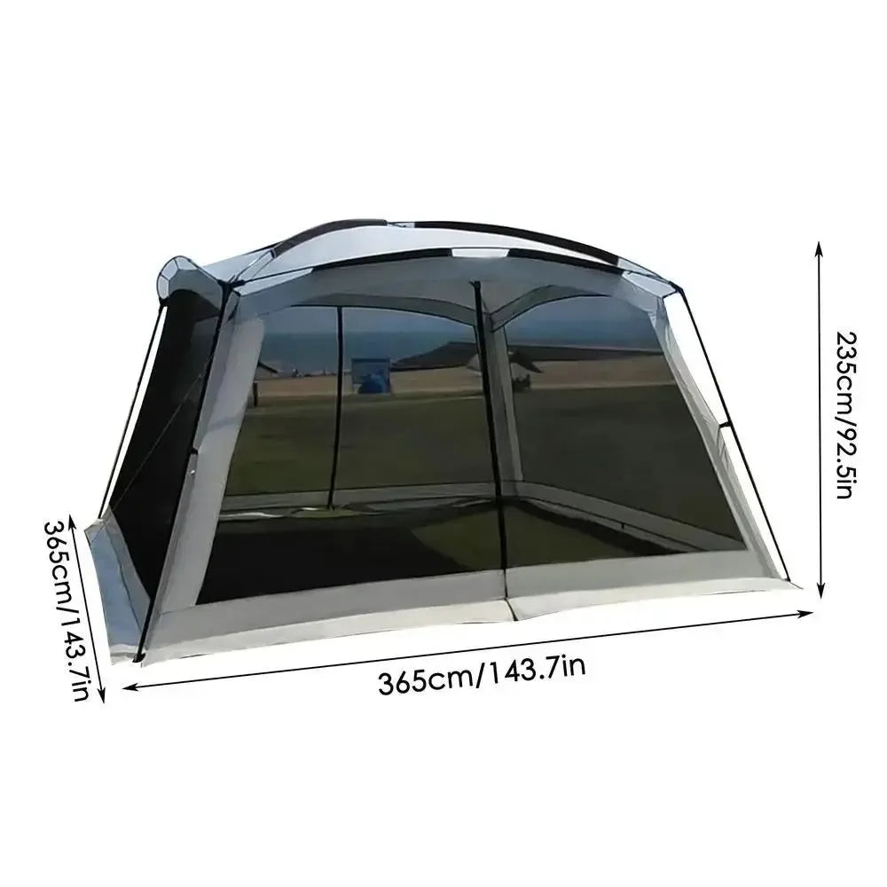 Portable Folding Mosquito Mesh Tent with Sunshade Canopy for Camping & Outdoor Adventures - Trekker Essentials