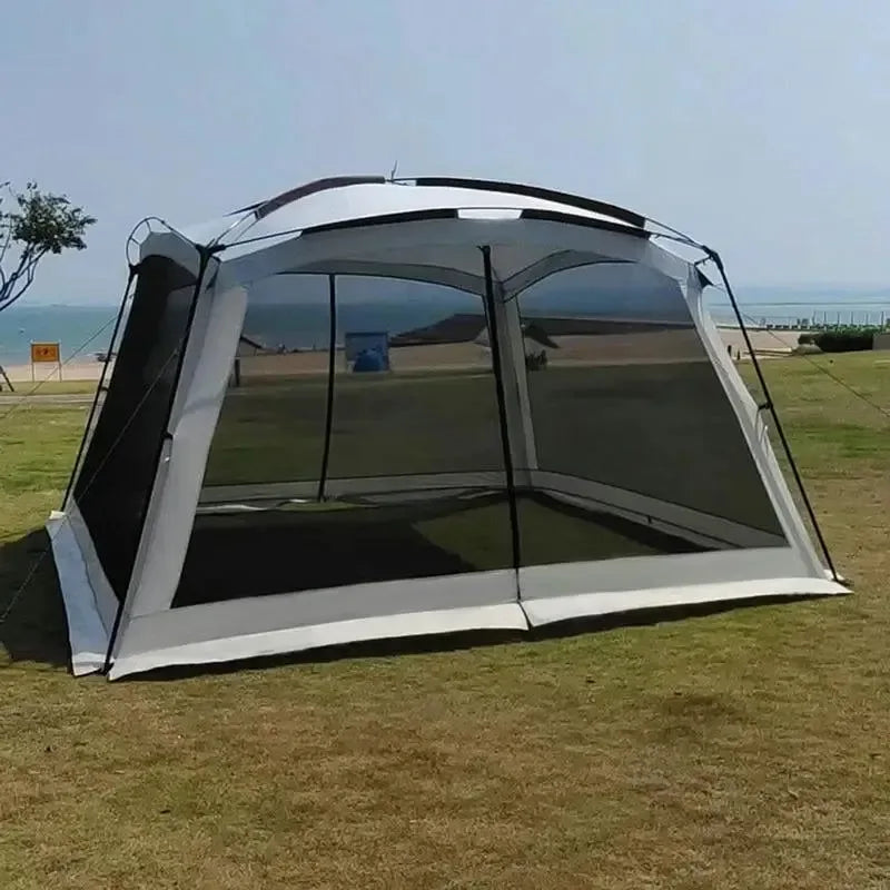 Portable Folding Mosquito Mesh Tent with Sunshade Canopy for Camping & Outdoor Adventures - Trekker Essentials