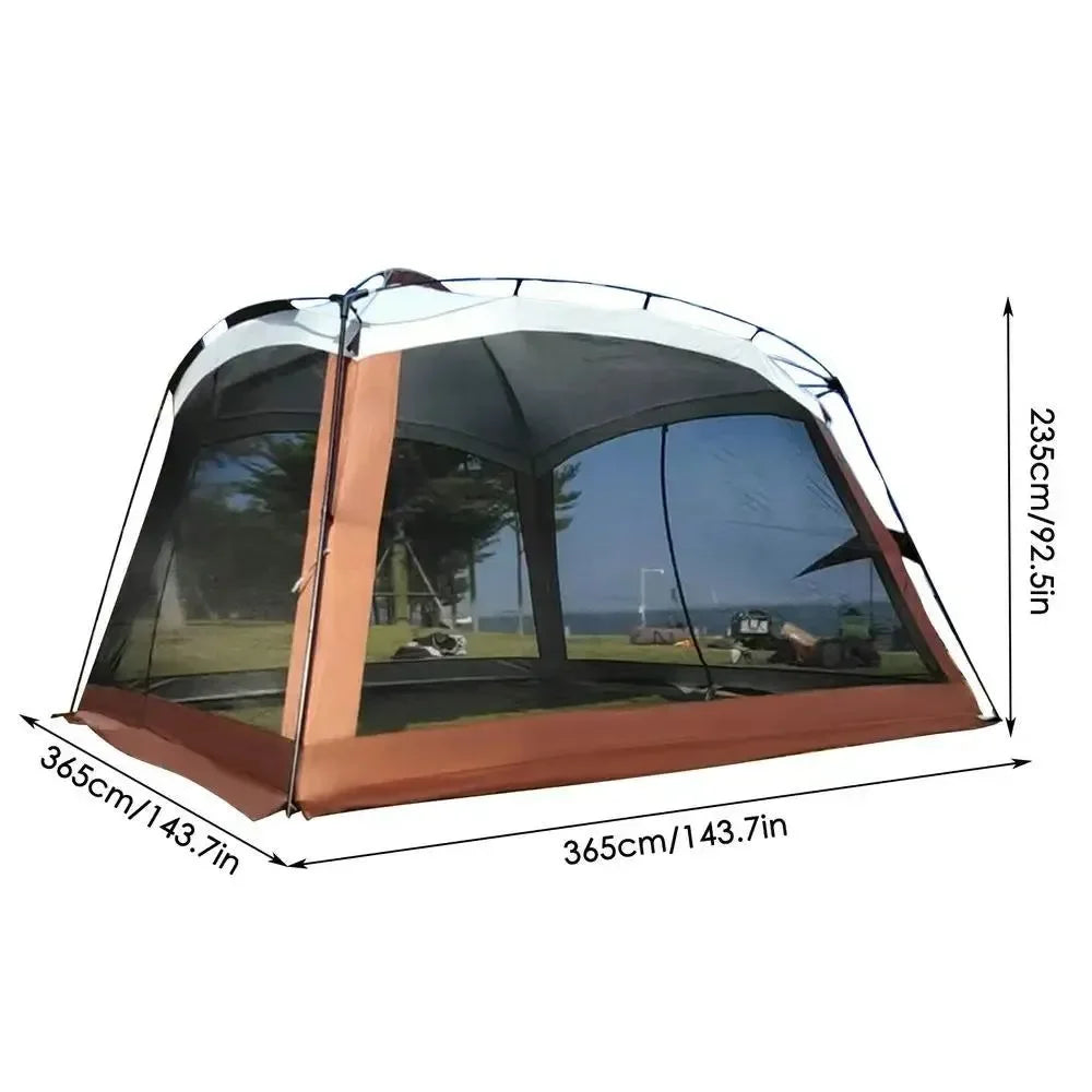 Portable Folding Mosquito Mesh Tent with Sunshade Canopy for Camping & Outdoor Adventures - Trekker Essentials