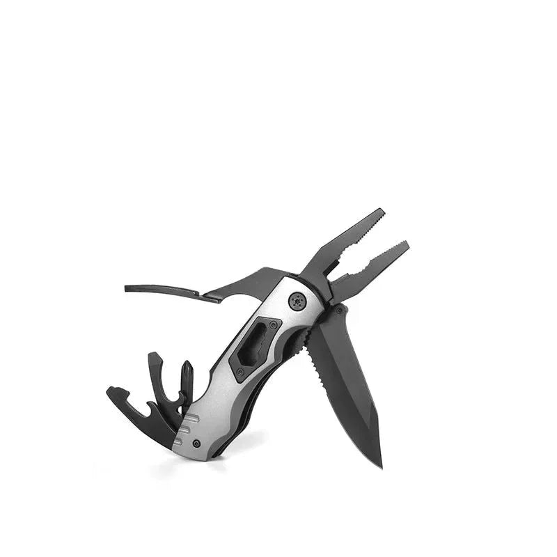 Portable Folding Multi-Purpose Mini Pliers - Combination Knife and Wire Cutter for Outdoor Emergency and EDC - Trekker Essentials