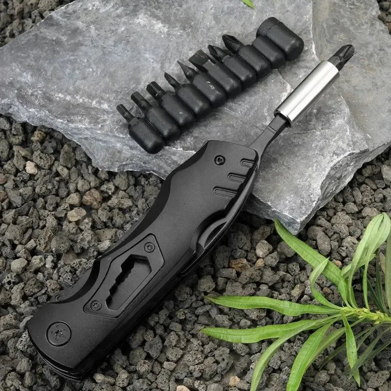 Portable Folding Multi-Purpose Mini Pliers - Combination Knife and Wire Cutter for Outdoor Emergency and EDC - Trekker Essentials