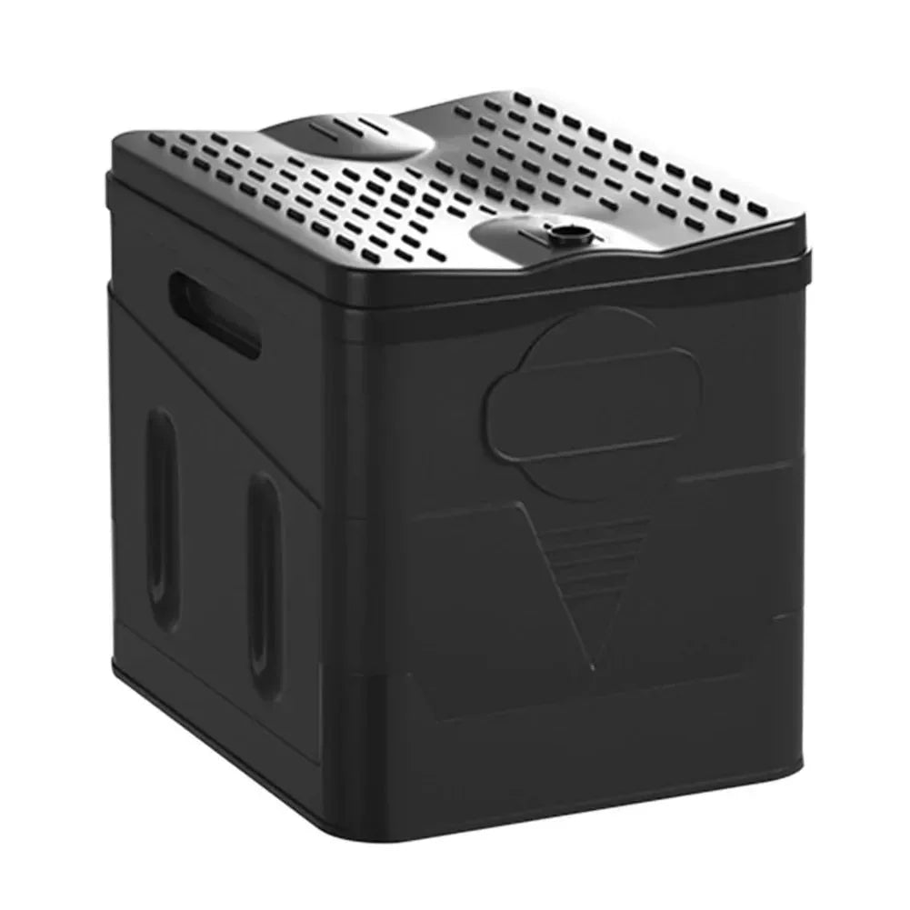Portable Folding Toilet for Outdoor Camping and Travel - Reusable with Cover Design - Trekker Essentials