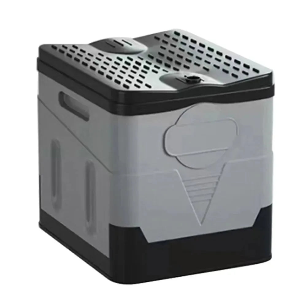 Portable Folding Toilet for Outdoor Camping and Travel - Reusable with Cover Design - Trekker Essentials