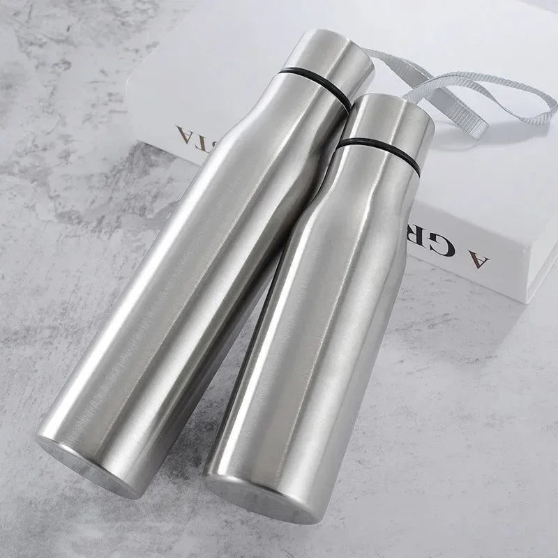 Portable Hot Cold Water Bottle Stainless Steel Travel Camping Sports Drinkware Cup - Trekker Essentials