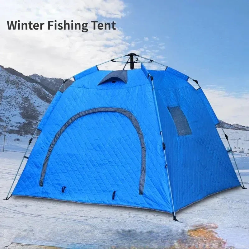 Portable Ice Fishing Shelter - Winter Fishing Tent Waterproof & Windproof Winter Tent - Trekker Essentials