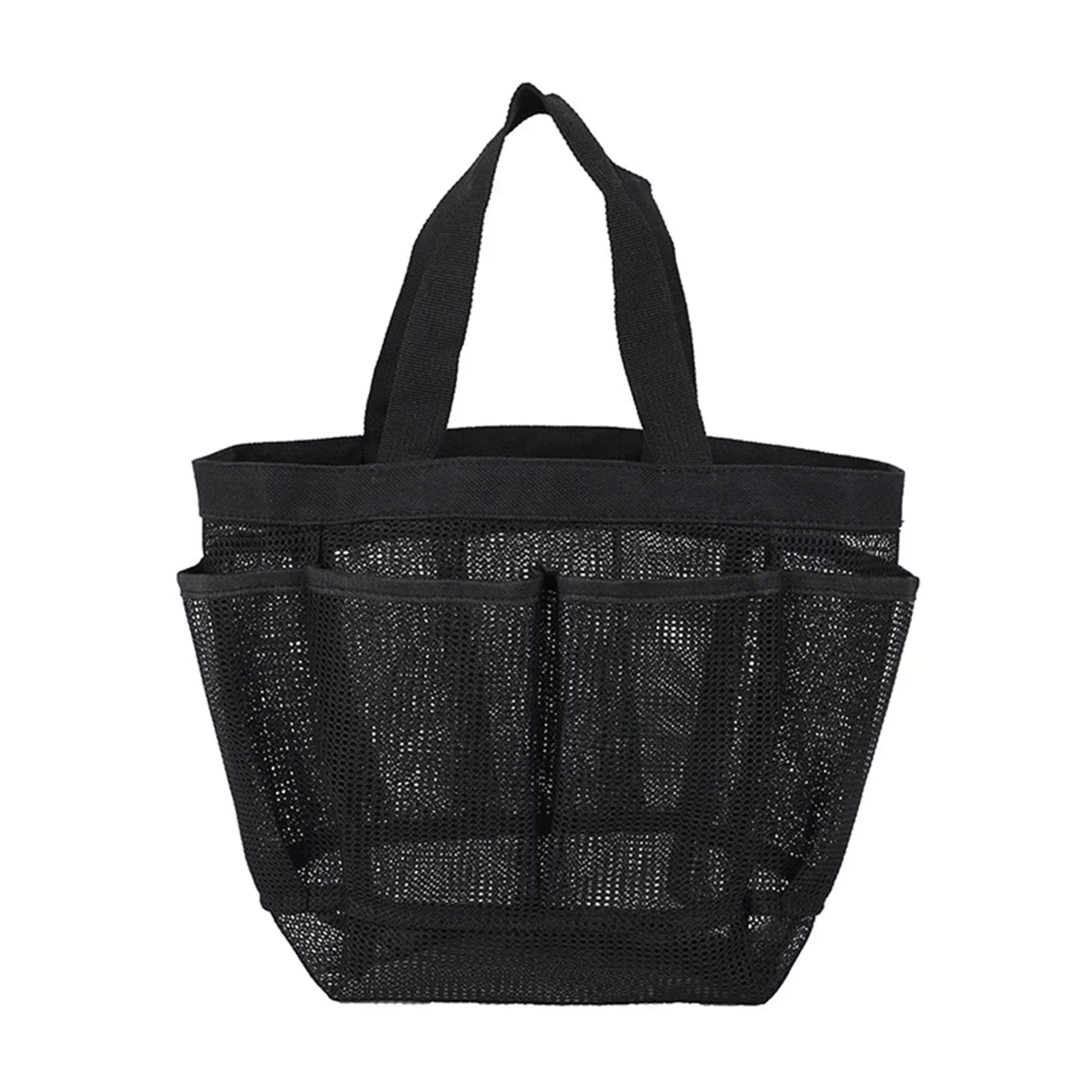 Portable Mesh Shower Bag: Organized Toiletry Storage for On-the-Go - Trekker Essentials