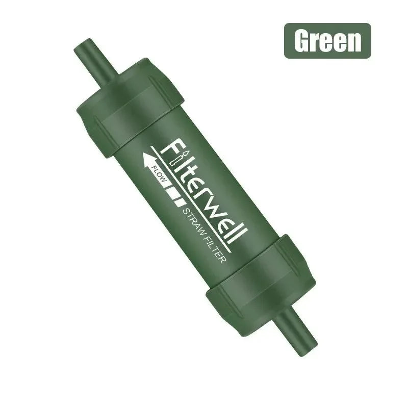 Portable Micron Water Purifier Straw: Essential Outdoor Survival Gear - Trekker Essentials