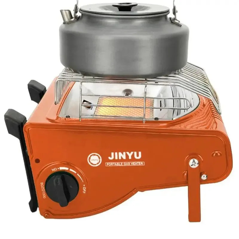 Portable Multifunctional Ceramic Gas Heater for Camping and Indoor/Outdoor Use - Trekker Essentials