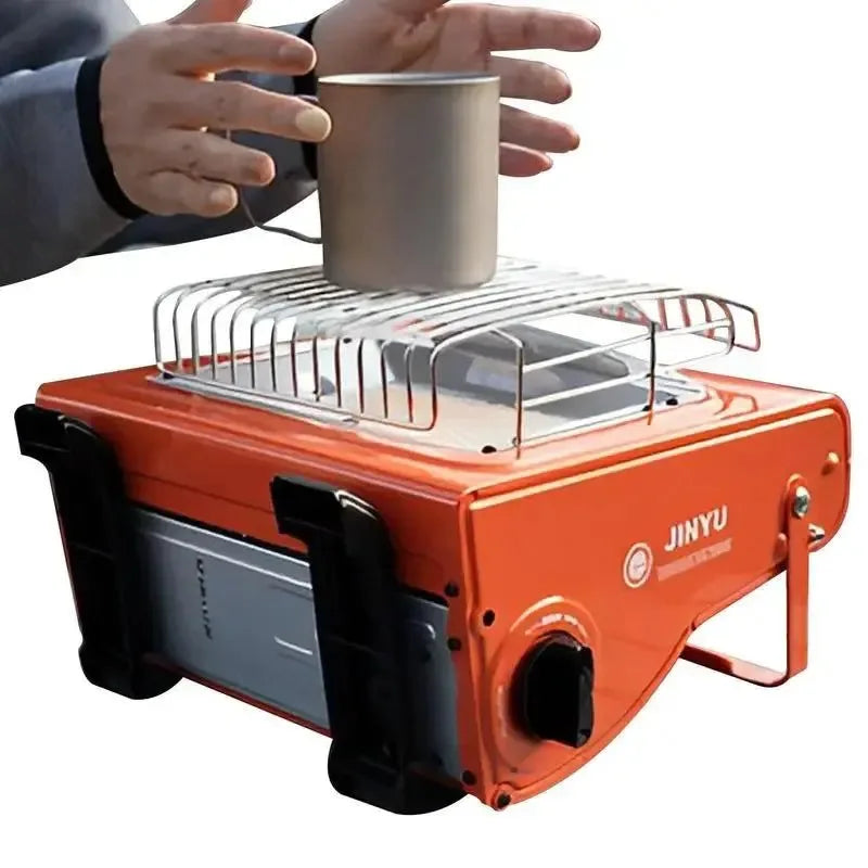 Portable Multifunctional Ceramic Gas Heater for Camping and Indoor/Outdoor Use - Trekker Essentials