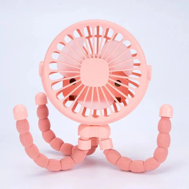 Portable Octopus Fan – Flexible, Multi-Use USB Fan for Travel, Office & Camping - Trekker Essentials