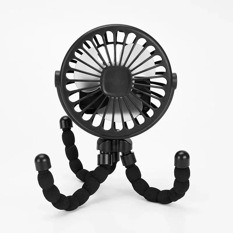 Portable Octopus Fan – Flexible, Multi-Use USB Fan for Travel, Office & Camping - Trekker Essentials