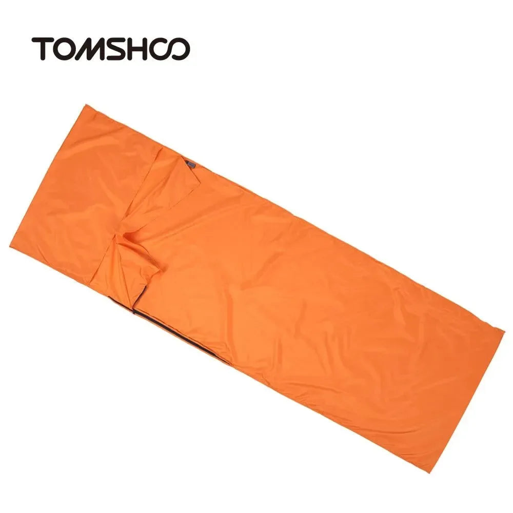 Portable Outdoor Camping Sleeping Bag Liner with Pillowcase - Lightweight, Ideal for Business Trips & Hotels - Trekker Essentials