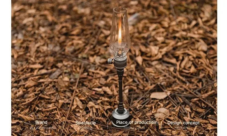 Portable Outdoor Gas Camping Lamp – Lightweight Emotional Atmosphere Lantern with Energy-Saving Long-Lasting Light - Trekker Essentials