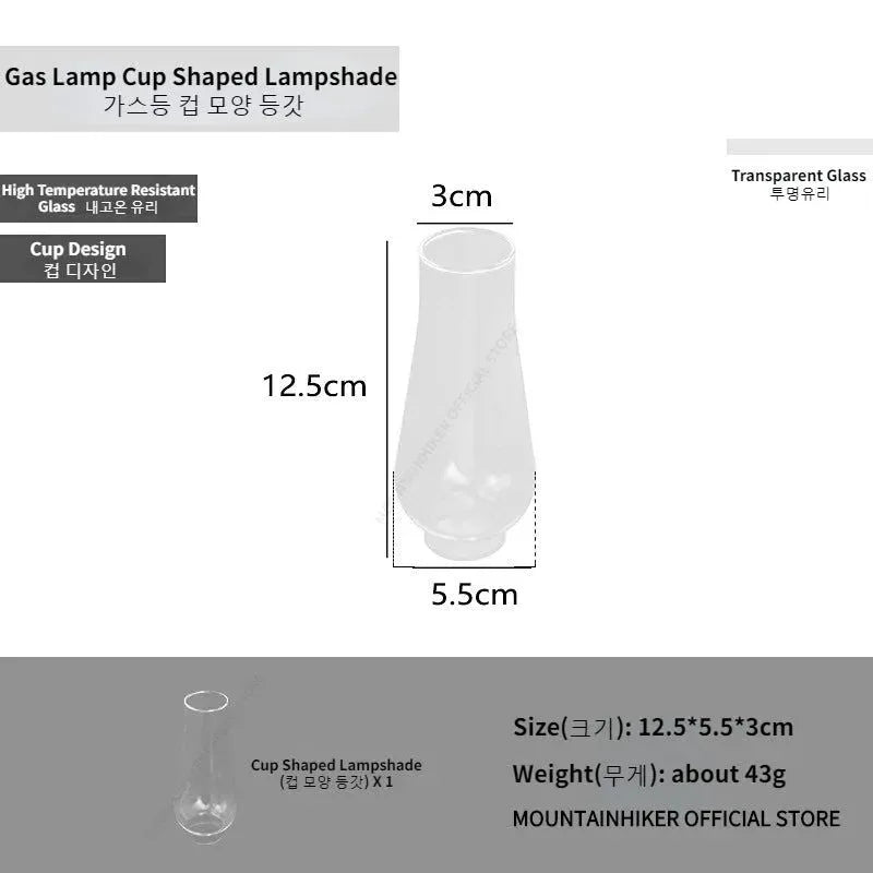 Portable Outdoor Gas Camping Lamp – Lightweight Emotional Atmosphere Lantern with Energy-Saving Long-Lasting Light - Trekker Essentials
