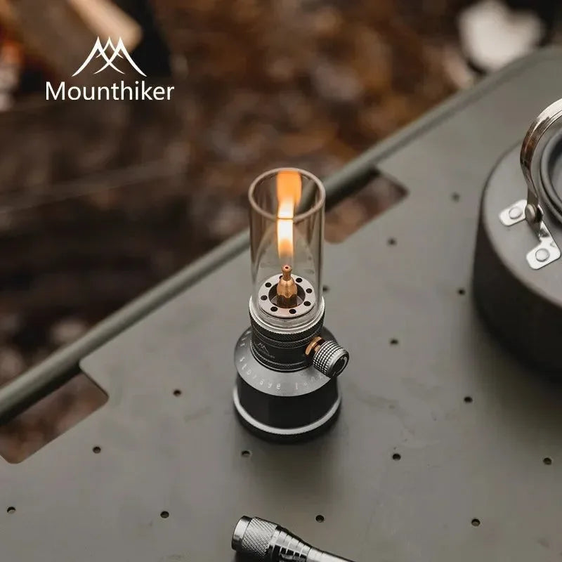 Portable Outdoor Gas Camping Lamp – Lightweight Emotional Atmosphere Lantern with Energy-Saving Long-Lasting Light - Trekker Essentials
