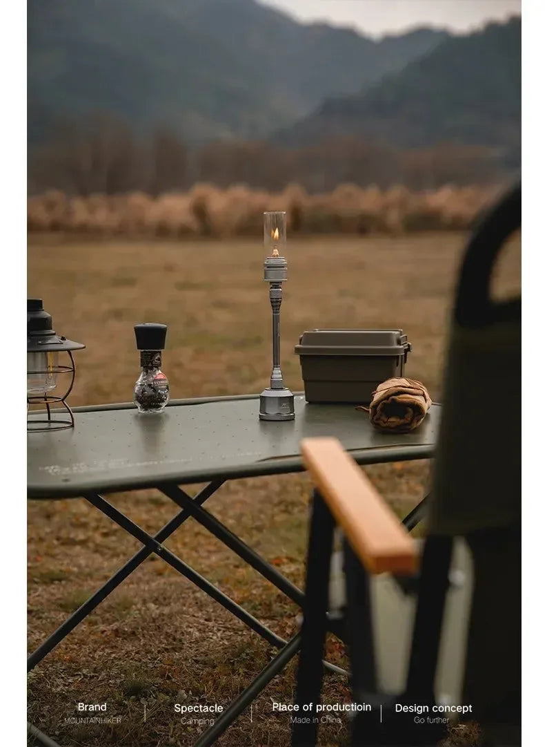 Portable Outdoor Gas Camping Lamp – Lightweight Emotional Atmosphere Lantern with Energy-Saving Long-Lasting Light - Trekker Essentials