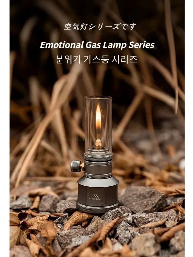 Portable Outdoor Gas Camping Lamp – Lightweight Emotional Atmosphere Lantern with Energy-Saving Long-Lasting Light - Trekker Essentials