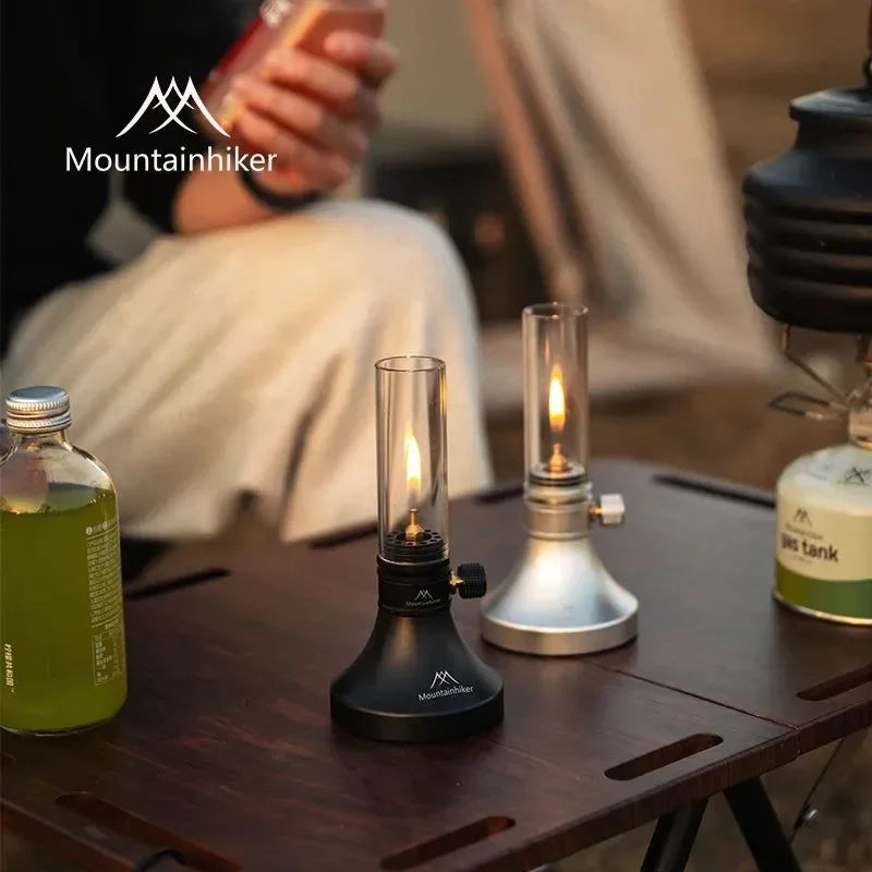 Portable Outdoor Gas Camping Lamp – Lightweight Emotional Atmosphere Lantern with Energy-Saving Long-Lasting Light - Trekker Essentials