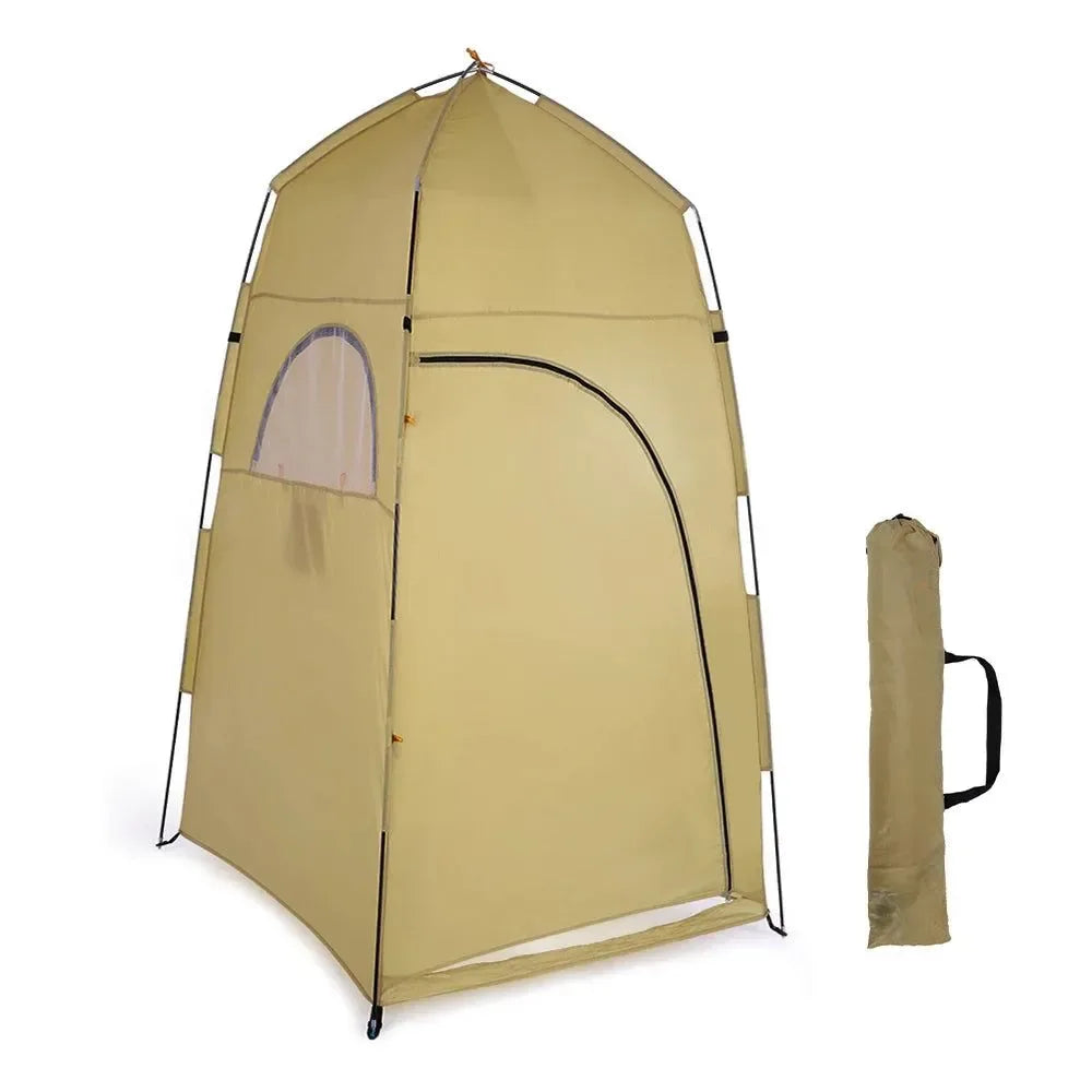 Portable Outdoor Shower Bath Changing Fitting Room Tent - Beach Camping Privacy Toilet Pop-Up Tent Ultralight - Trekker Essentials