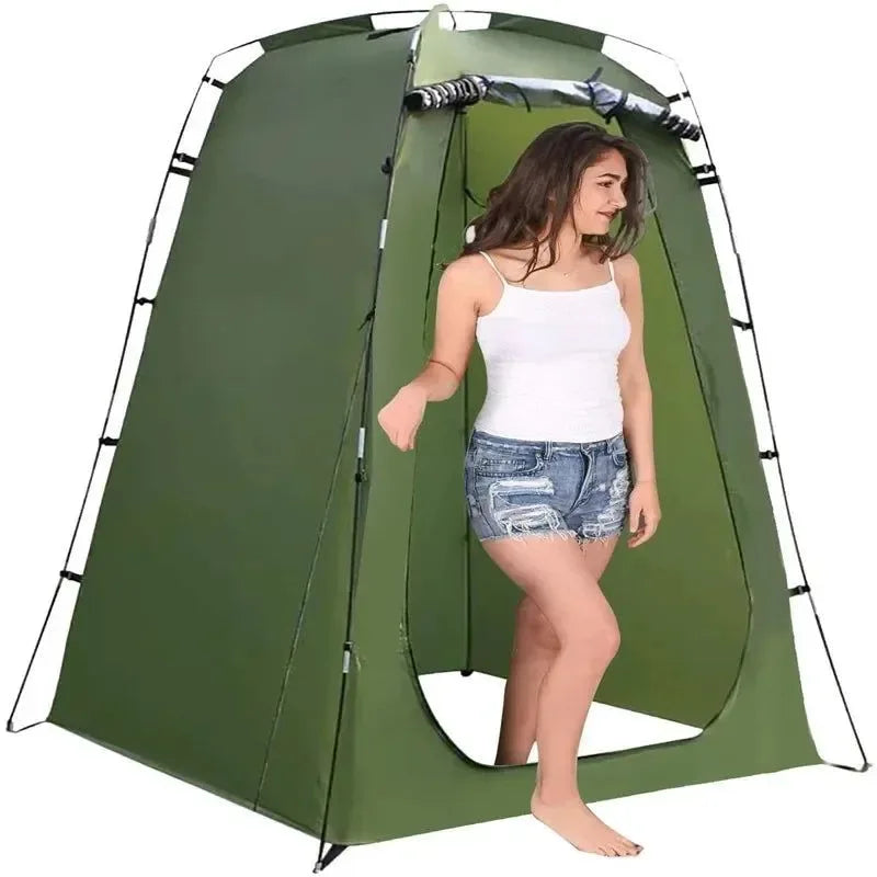 Portable Outdoor Shower Tent - Privacy Shelter for Camping, Beach, and Hiking - Trekker Essentials