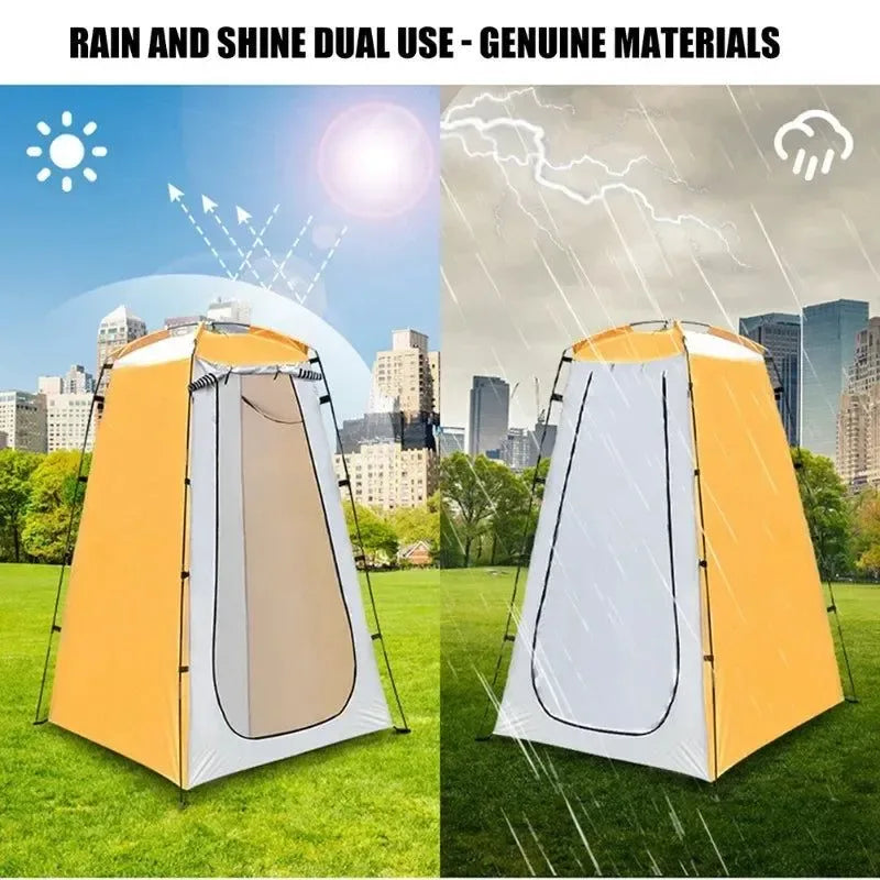 Portable Outdoor Shower Tent - Privacy Shelter for Camping, Beach, and Hiking - Trekker Essentials