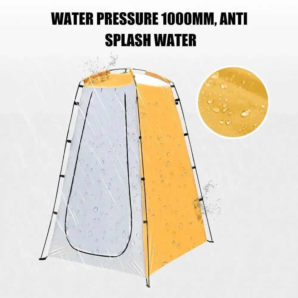 Portable Outdoor Shower Tent - Outdoor Bath, Changing, and Fitting Room Shelter for Camping, Beach Privacy, and Toilet - Trekker Essentials