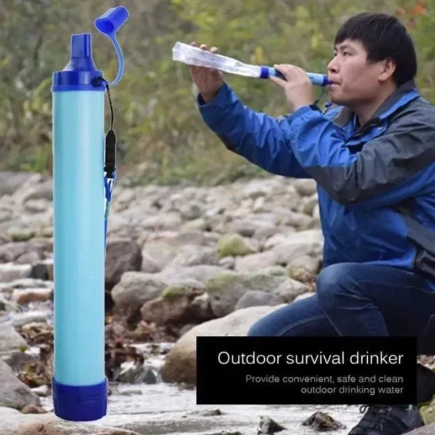 Portable Outdoor Water Purifier for Camping Hiking Emergency Survival - Trekker Essentials